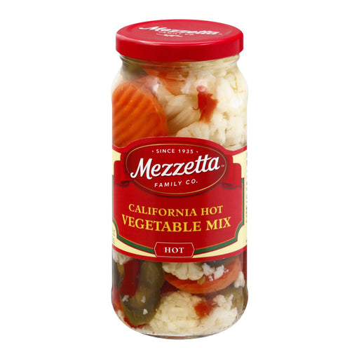 Mezzetta California Hot Mix Vegetables (Pack of 6 - 16 Oz.) - Cozy Farm 