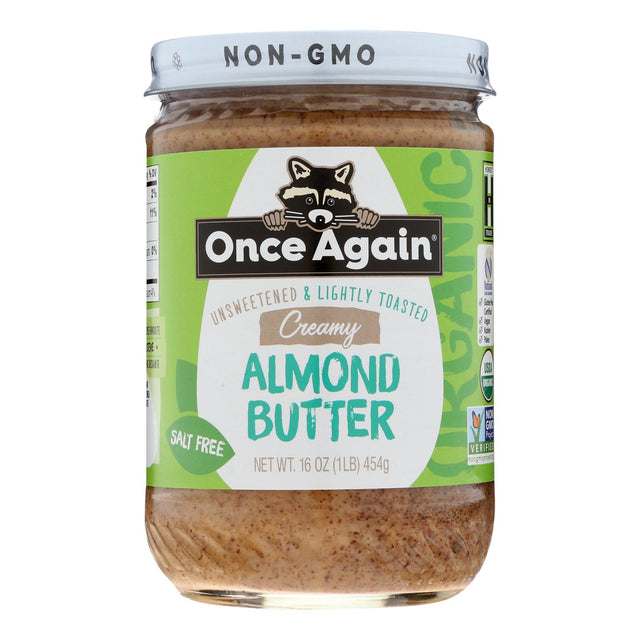 Once Again Lightly Toasted Almond Butter 16 Oz Pack of 6 - Cozy Farm 