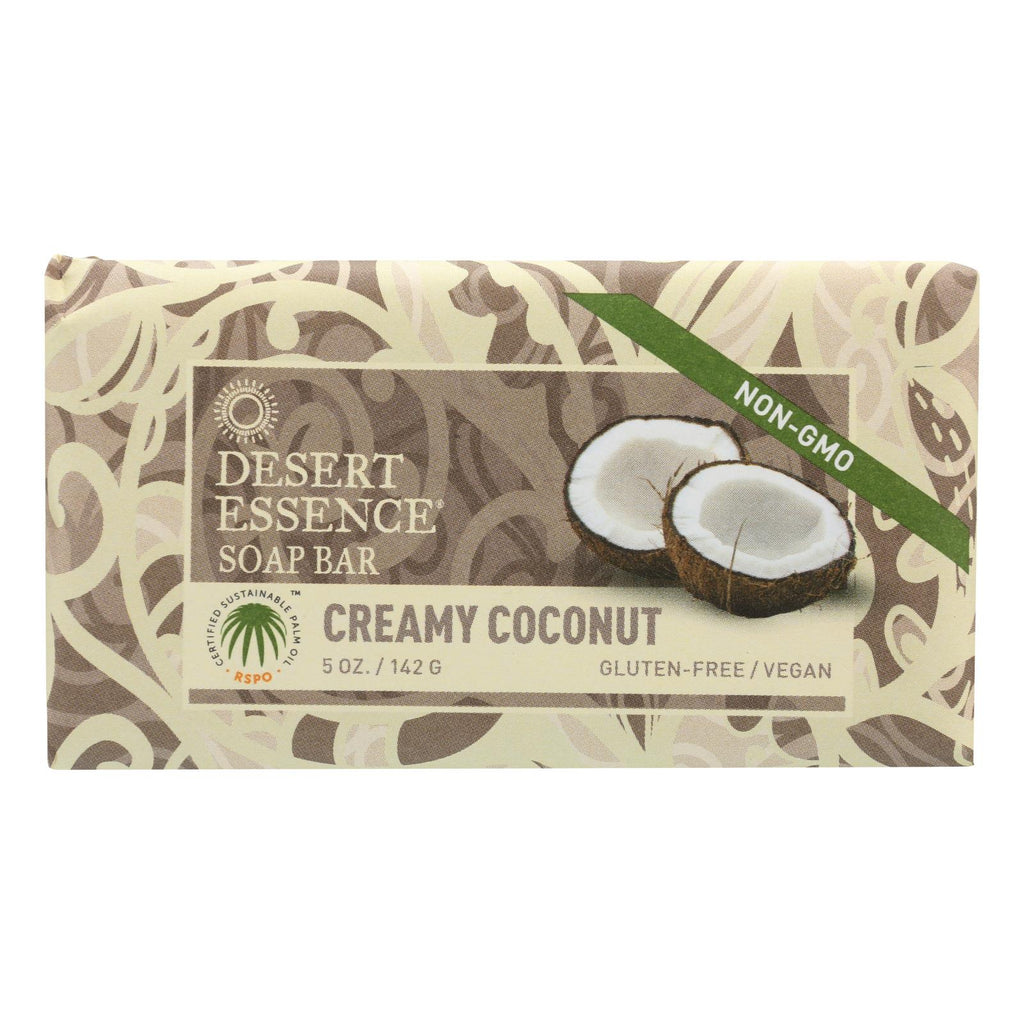 Desert Essence Coconut Cream Bar Soap (Pack of 5 Oz.) - Cozy Farm 