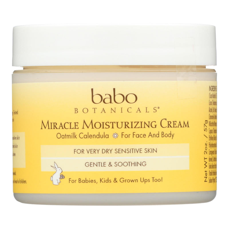 Babo Botanicals Miracle Cream Moisturizing Oatmilk (2 Oz., Pack of 2) - Cozy Farm 