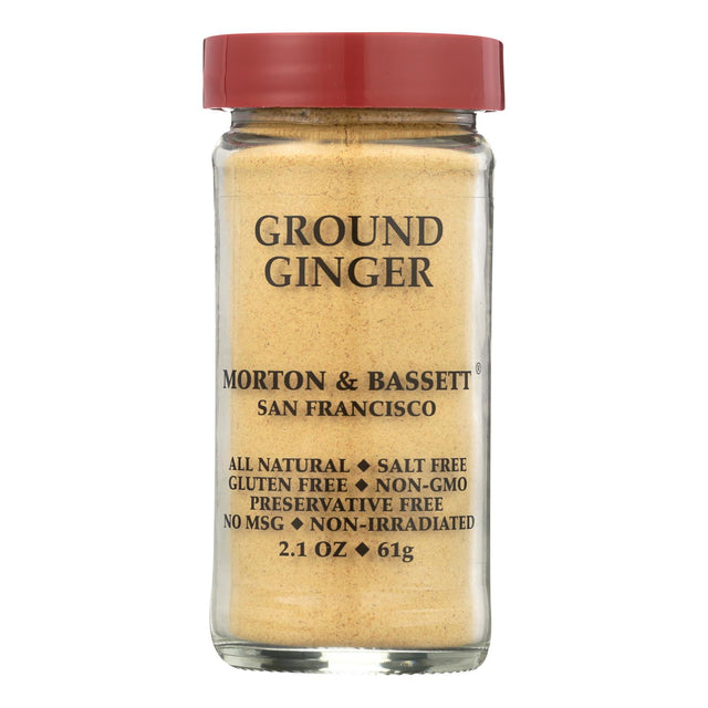 Morton and Bassett Ground Ginger (Pack of 3) - 2.1 Oz - Cozy Farm 