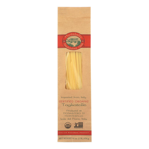 Organic Montebello Tagliatelle Pasta (Pack of 12 - 1 lb.) - Cozy Farm 