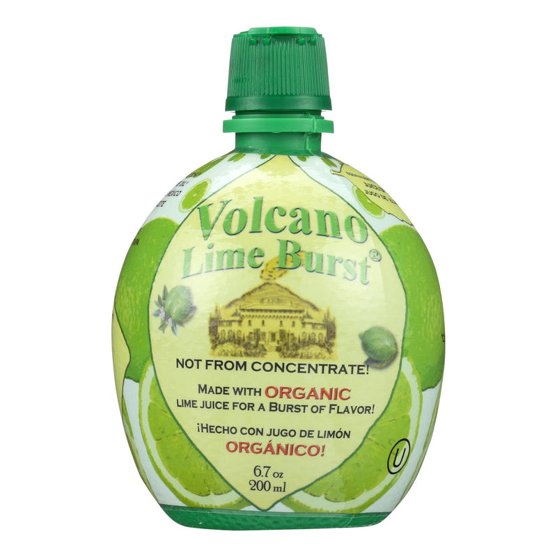 Volcano Lime Burst Juice 12-Pack, 6.7 Fl. Oz. Each - Cozy Farm 