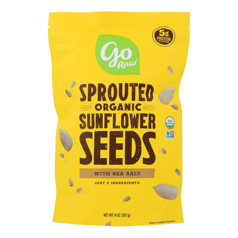 GoRaw Sprouted Sunflower Seeds with Celtic Sea Salt (6-Pack, 14 Oz. Each) - Cozy Farm 