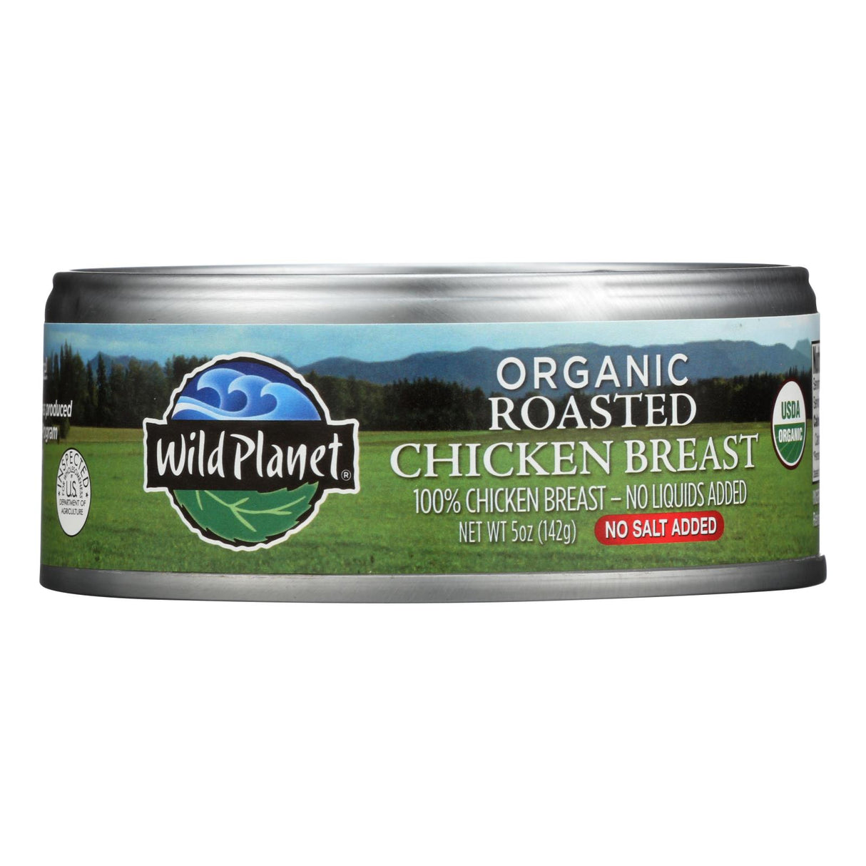 Wild Planet Organic No Salt Added Roasted Chicken Breast (Pack of 12) - 5 Oz. - Cozy Farm 