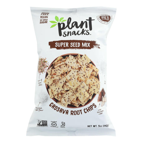Plant-Based Cassava Crunch Snacks with Seeds (Pack of 12 - 5 Oz.) - Cozy Farm 