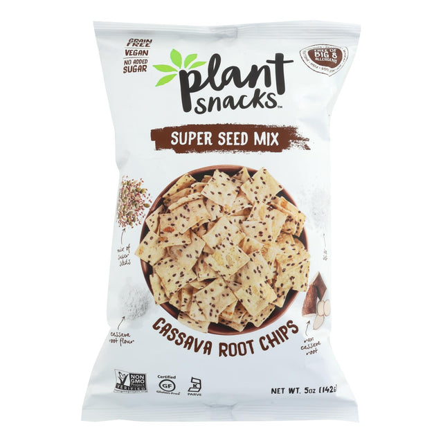 Plant-Based Cassava Crunch Snacks with Seeds (Pack of 12 - 5 Oz.) - Cozy Farm 