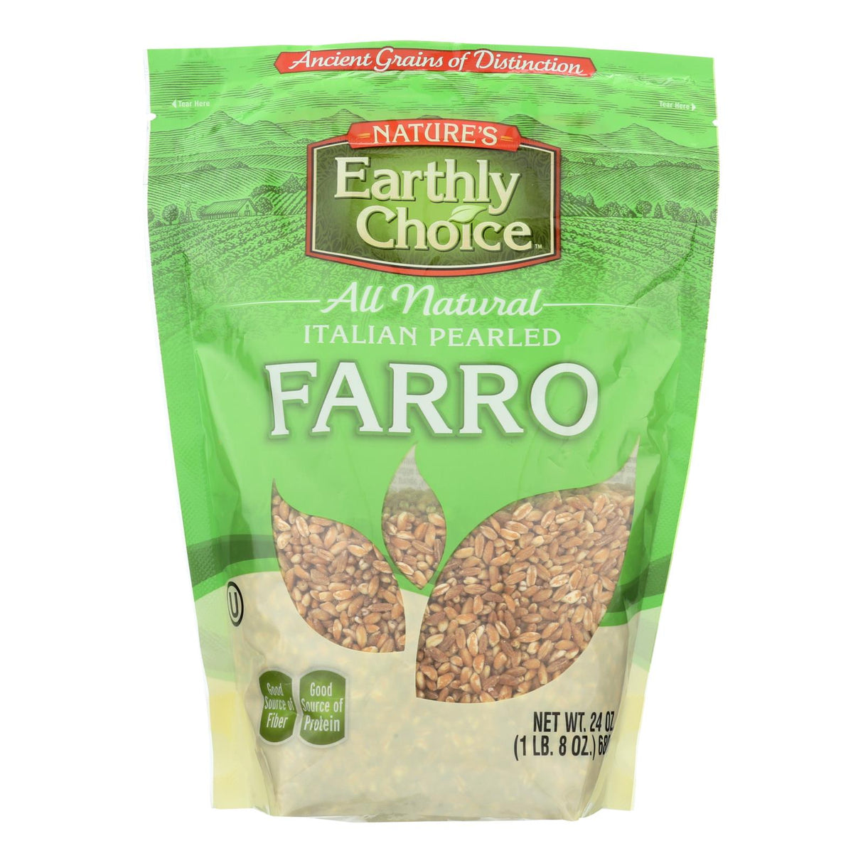 Nature's Earthly Choice Farro Italian Pearled, 24 oz (Case of 6) - Cozy Farm 