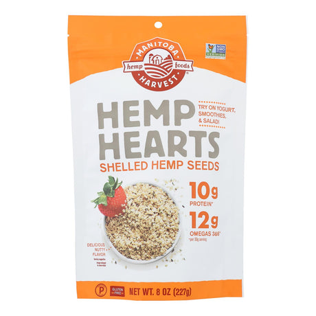 Manitoba Harvest Shelled Hemp Hearts (Pack of 8) - 8 Oz. - Cozy Farm 