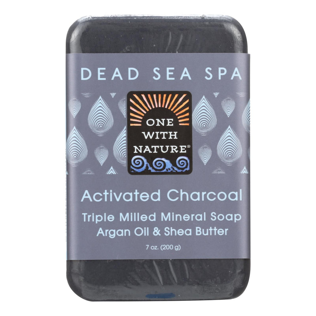 One With Nature Activated Charcoal Bar Soap (7 Oz.) - Cozy Farm 