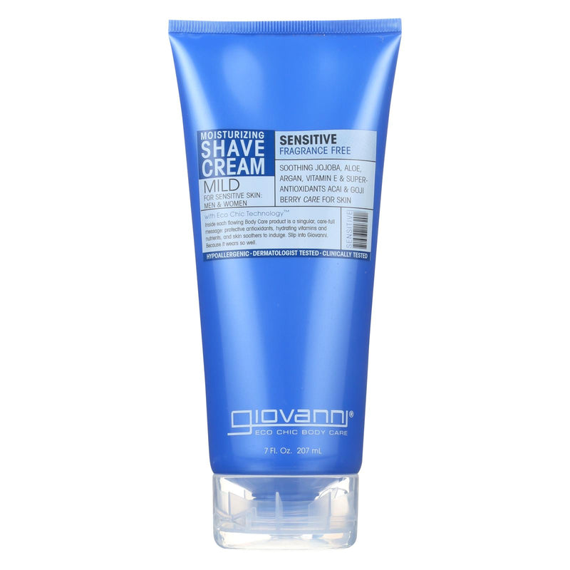 Giovanni Fragrance-Free Sensitive Skin Shave Cream 7 Fl Oz. - Cozy Farm 