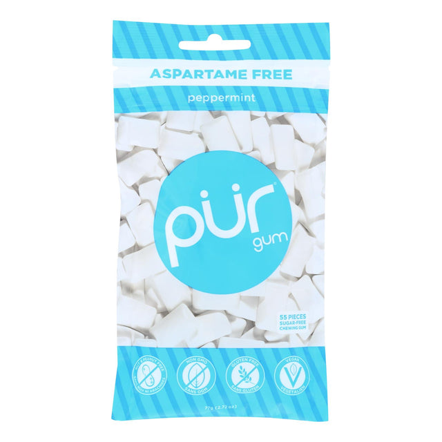 Pur Peppermint Gum 12-Pack 2.72 Ounces - Cozy Farm 