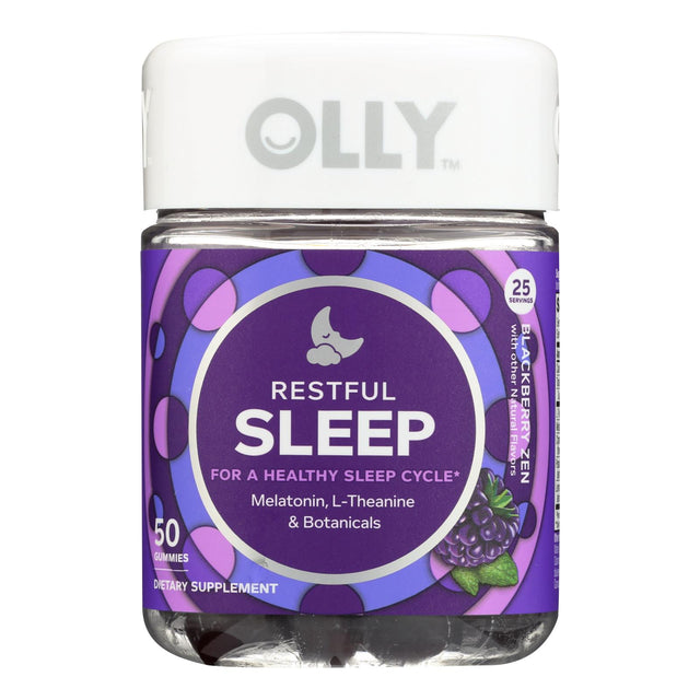 Olly Supp Restful Sleep Blackberry (50 ct) - Cozy Farm 