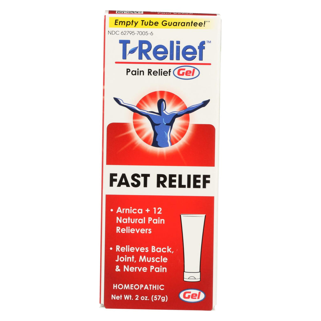 T-Relief Pain Relief Gel  with Arnica Plus 12 Natural Ingredients - 1.76 Oz. - Cozy Farm 