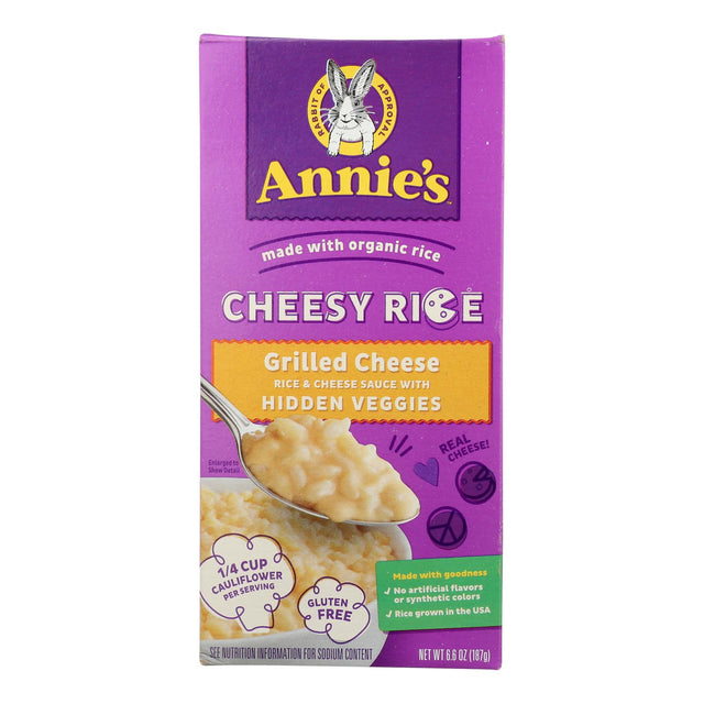 Annie's Homegrown Grilled Cheese Flavor Rice (Pack of 12 - 6.6 oz Packs) - Cozy Farm 