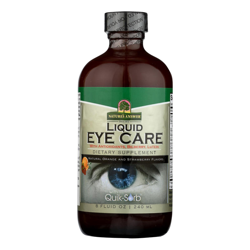 Nature's Answer Liquid Eye Care - Essential Nutrient Support for Healthy Eyes - 8 Fl Oz - Cozy Farm 