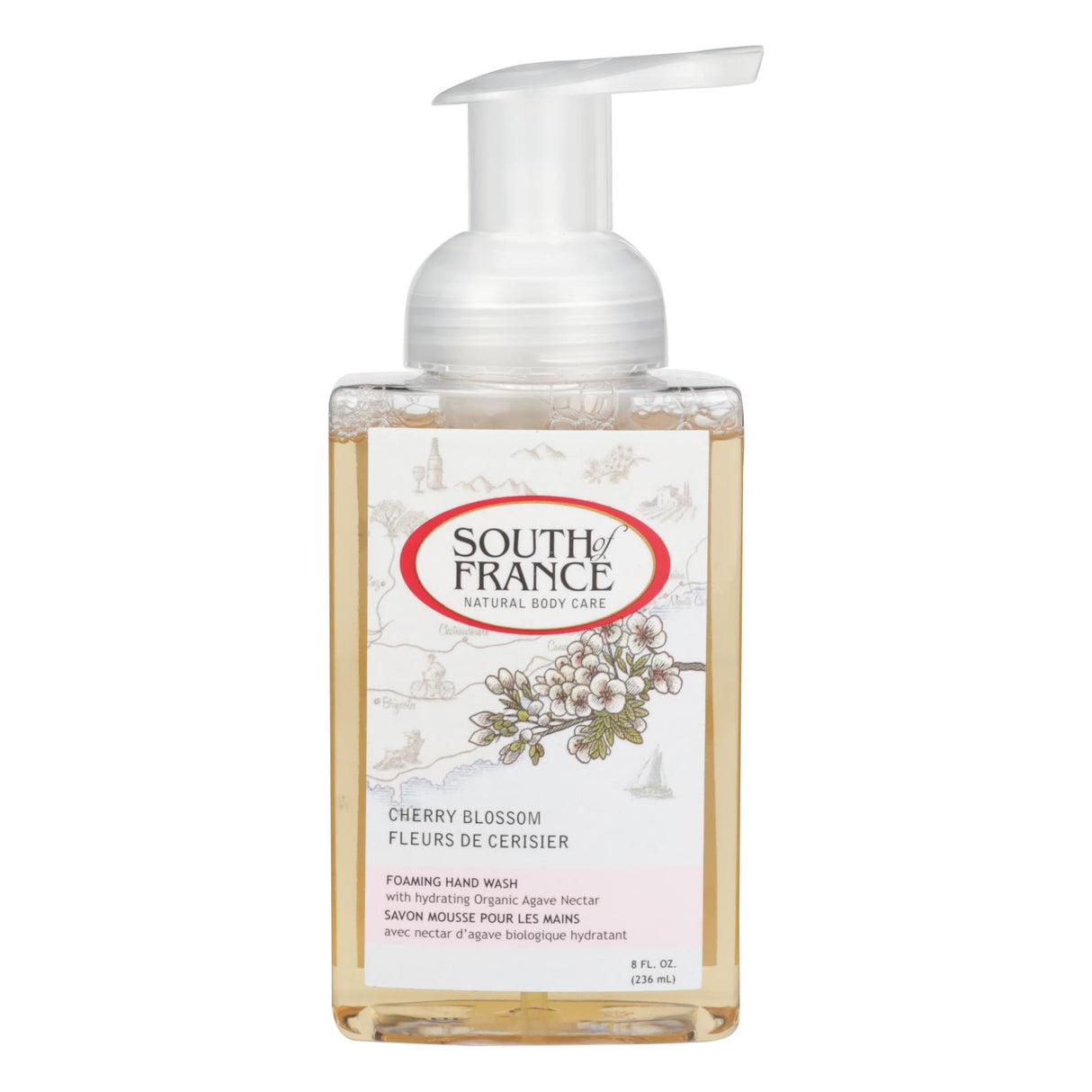 South Of France Cherry Blossom Foaming Hand Wash (8 Oz.) - Cozy Farm 