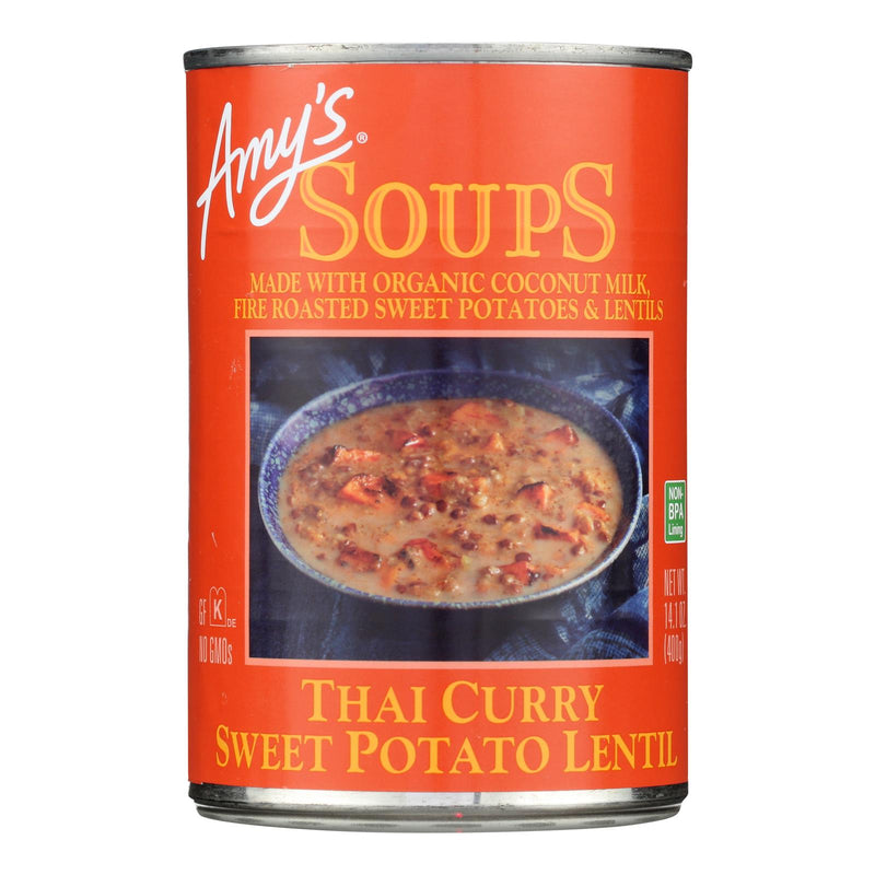 Amy's Thai Curry Sweet Potato Soup, 14.1 Oz (Pack of 12) - Cozy Farm 