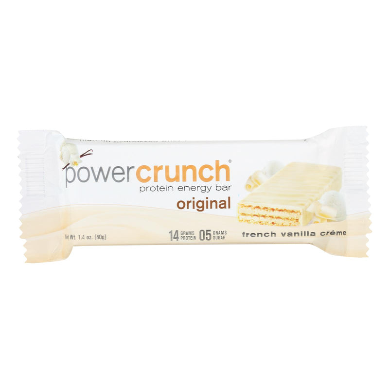 Power Crunch Protein Bar - Creamy French Vanilla - 12-Pack - 1.4 Oz Each - Cozy Farm 