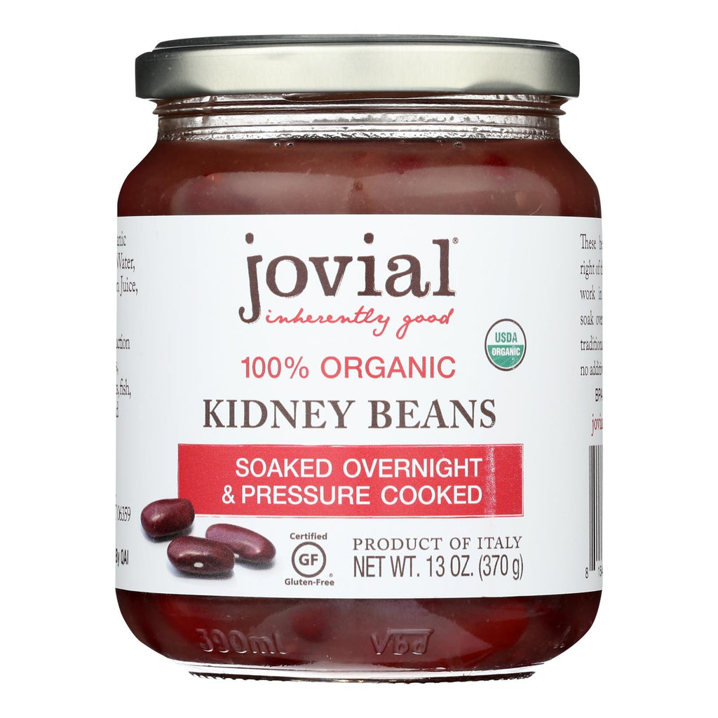 Jovial Organic Kidney Beans (Pack of 6 - 13 Oz.) - Cozy Farm 