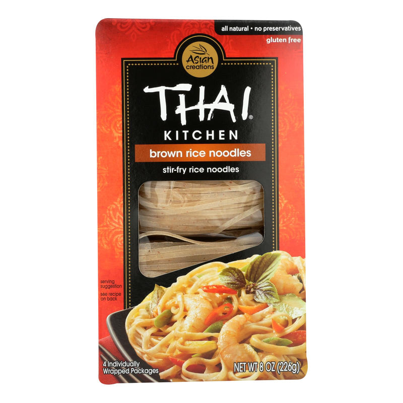 Thai Kitchen Gluten Free Brown Rice Noodles (Pack of 6 - 8 Oz.) - Cozy Farm 