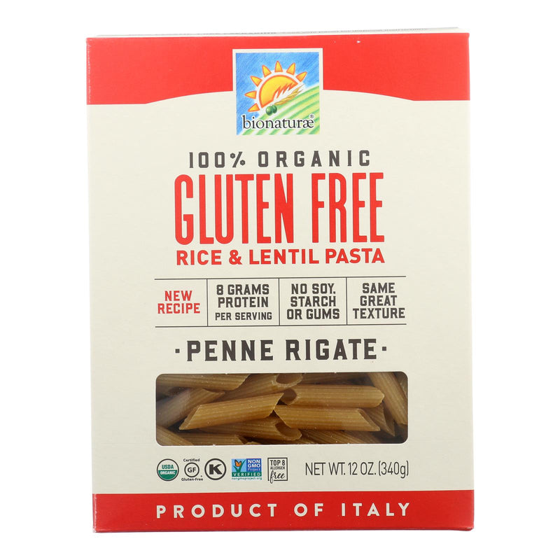 Bionaturae Gluten-Free Penne Rigate: Delicious and Nutritious (Pack of 12 - 12 oz) - Cozy Farm 