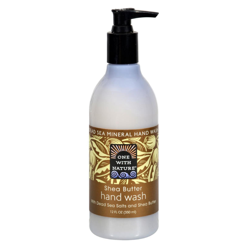 One With Nature Moisturizing Dead Sea Mineral Hand Wash with Shea Butter - 12 Fl Oz - Cozy Farm 