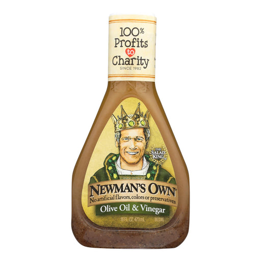 Newman's Own Red Wine Dressing (Pack of 6) - Vinegar and Olive Oil - 16 Fl Oz. - Cozy Farm 