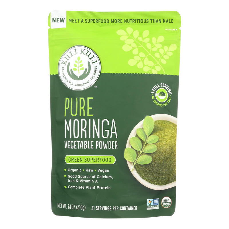Kuli Kuli Pure Moringa Leaf Powder - 7.4 Oz. - Cozy Farm 