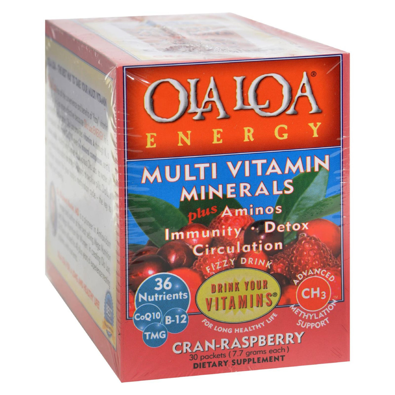 Ola Loa Energy Cran-Raspberry (Pack of 30) - Cozy Farm 