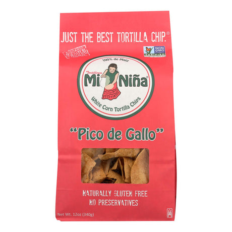 Mi Nina Pico De Gallo Tort Chips - 12 Oz (Pack of 9) - Cozy Farm 