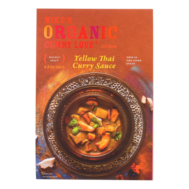 Mike's Organic Curry Love Organic Yellow Thai Curry Simmer Sauce - Pack of 6 - Cozy Farm 