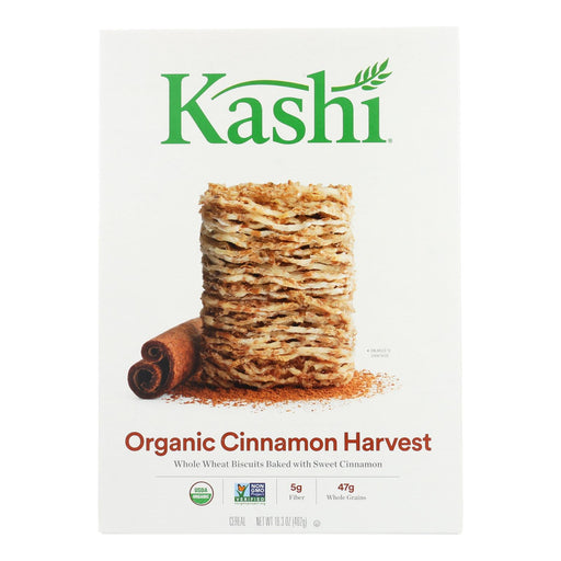 Organic Kashi Cereal (Pack of 12) - Whole Wheat, Organic Promise Cinnamon Harvest 16.3 Oz - Cozy Farm 