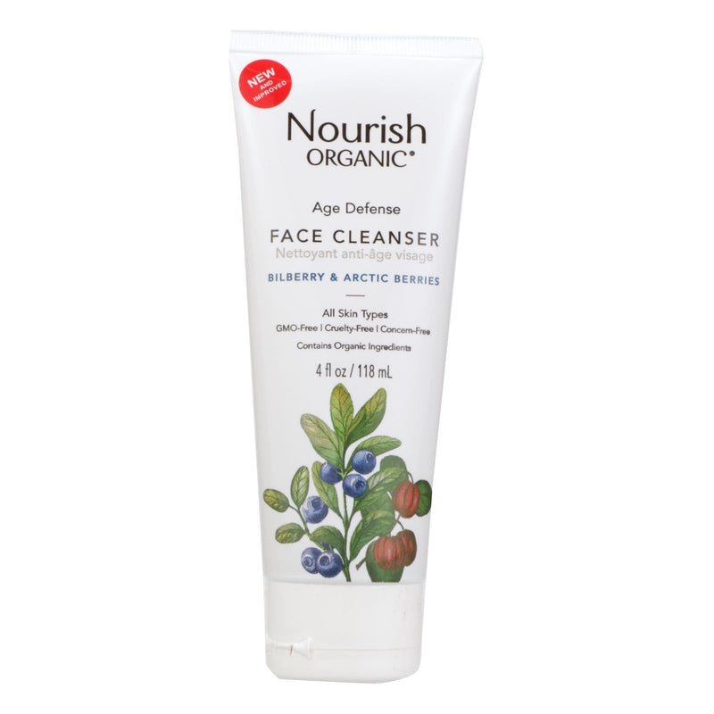 Nourish Age Defense Facial Cleanser (4 Fl Oz) - Cozy Farm 
