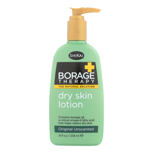 Shikai Borage Therapy Dry Skin Lotion, Unscented, 8 Fl Oz - Cozy Farm 