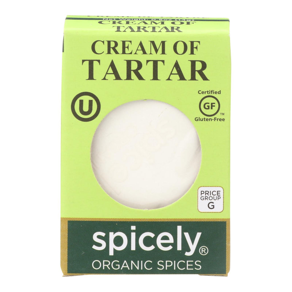 Spicely Organics Cream of Tartar (Pack of 6) - 0.5 Oz. - Cozy Farm 