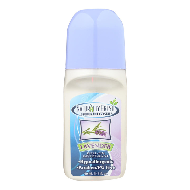 Naturally Fresh Roll On Deodorant Crystal Lavender - 3 Oz - Cozy Farm 