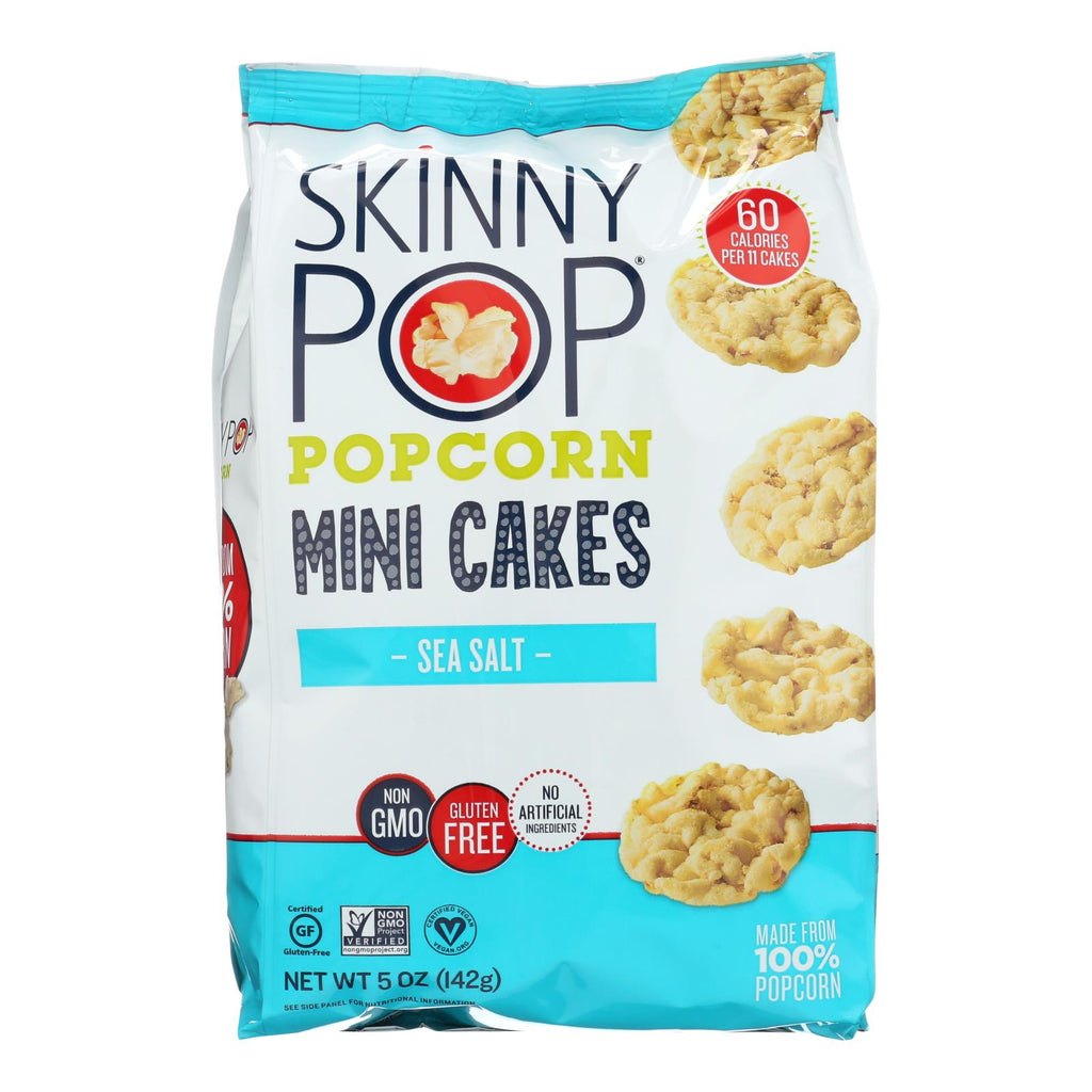 Skinnypop Mini Sea Salt Popcorn Cakes (Pack of 4 - 5 Oz.) - Cozy Farm 