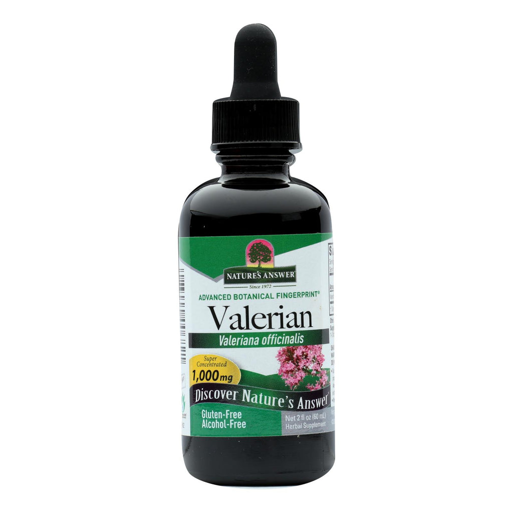 Nature's Answer Valerian Root Alcohol-Free (Pack of 2 Fl Oz) - Cozy Farm 