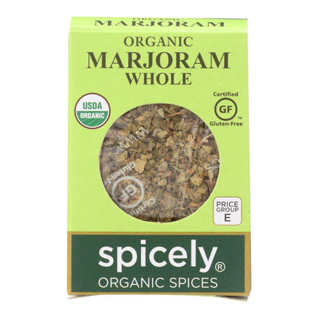 Spicely Organics Organic Whole Marjoram Leaves (6-Pack, 0.1 Oz Each) - Cozy Farm 