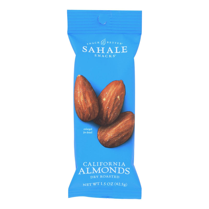 Sahale Snacks California Almonds (Pack of 9) - Dry Roasted with Sea Salt, 1.5 Oz - Cozy Farm 