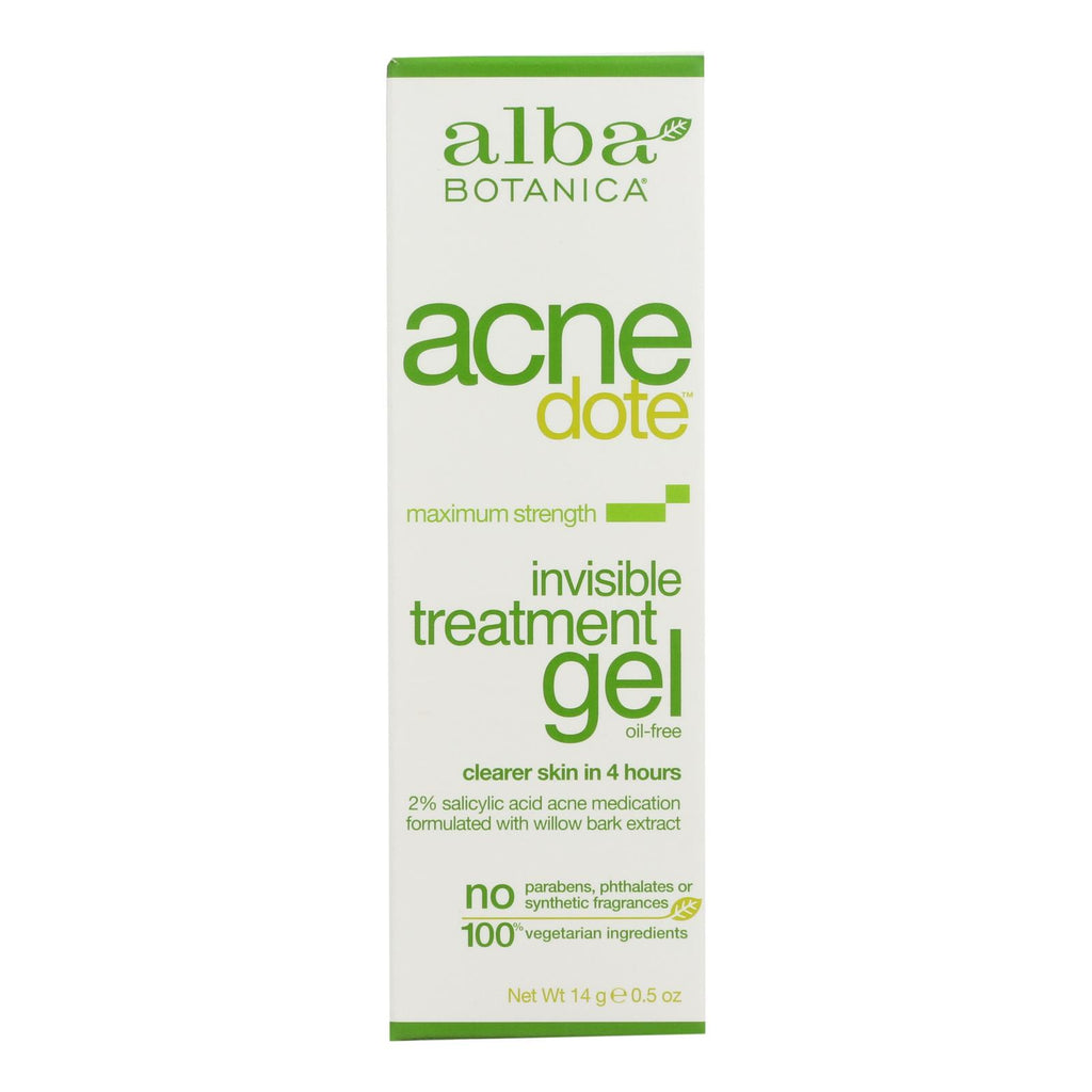 Alba Botanica Natural Acnedote Invisible Treatment Gel (Pack of 0.5 Oz) - Cozy Farm 