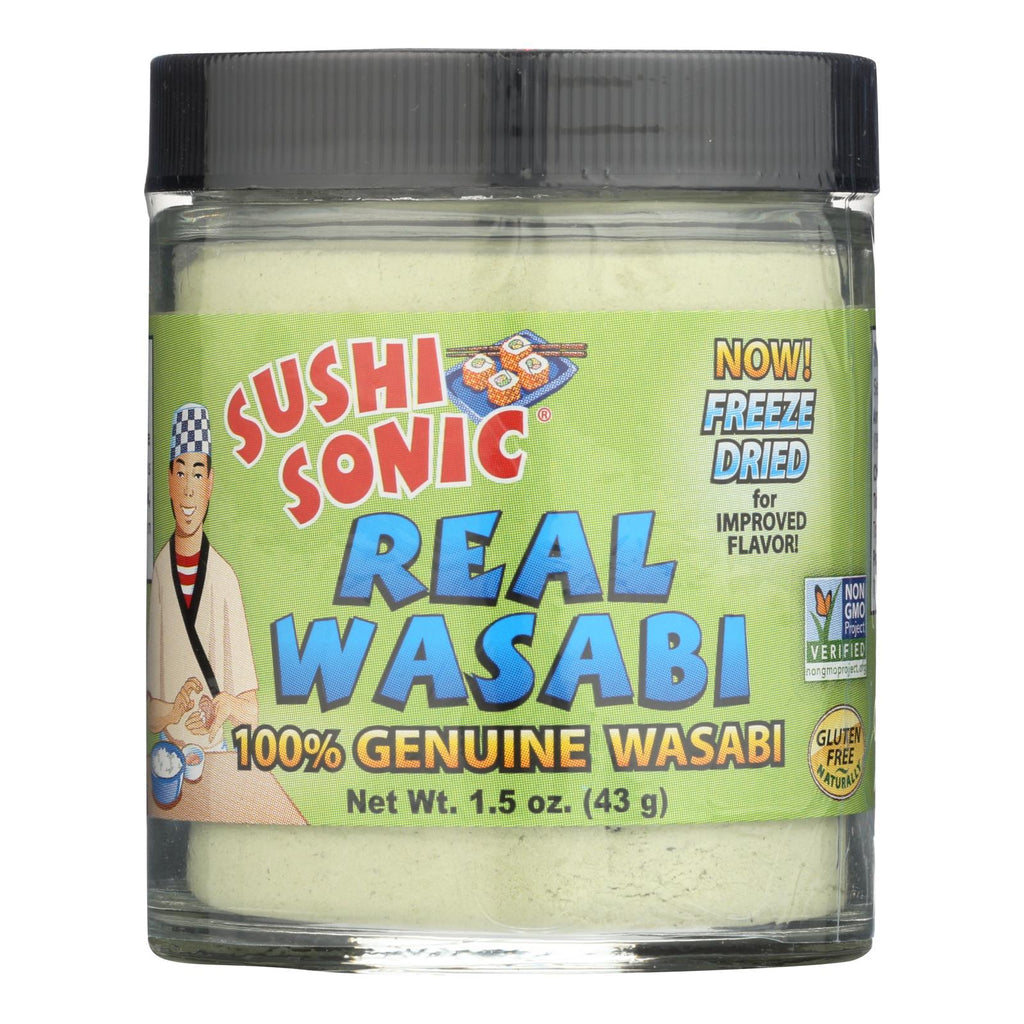 Sushi Sonic Freeze-Dried Real Wasabi (Pack of 12 - 1.5 Oz.) - Cozy Farm 