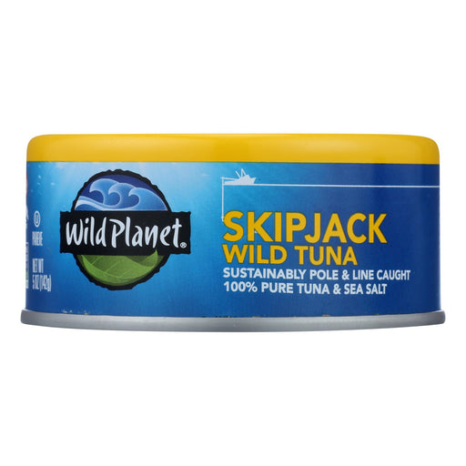Wild Planet Wild Skipjack Light Tuna, 5 Oz Cans (Pack of 12) - Cozy Farm 