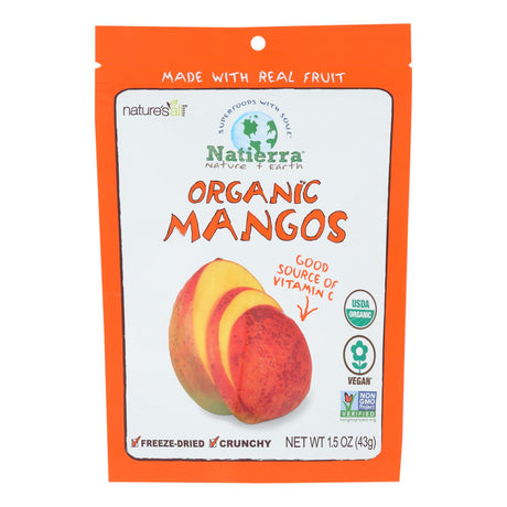 Natierra Freeze-Dried Mangos: 12 Packs, 1.5 Oz. Each - Cozy Farm 