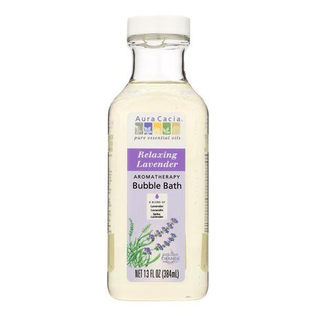 Aura Cacia Aromatherapy Bubble Bath: Soothing Lavender (13 Fl Oz) - Cozy Farm 