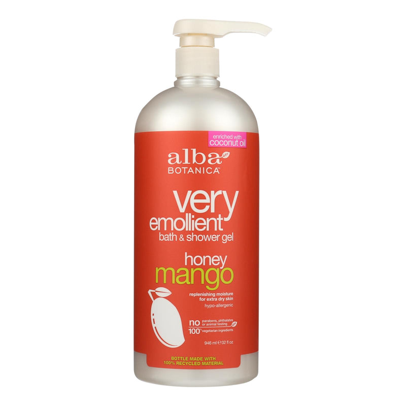 Alba Botanica Honey Mango Moisturizing Bath and Shower Gel (32 Fl Oz) - Cozy Farm 