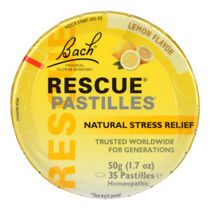 Bach Rescue Remedy Pastilles - Lemon Flavor (Pack of 12 - 50 Grm) - Cozy Farm 