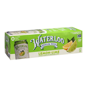 Waterloo Sparkling Lime Water (Pack of 2 - 12oz Cans) - Cozy Farm 