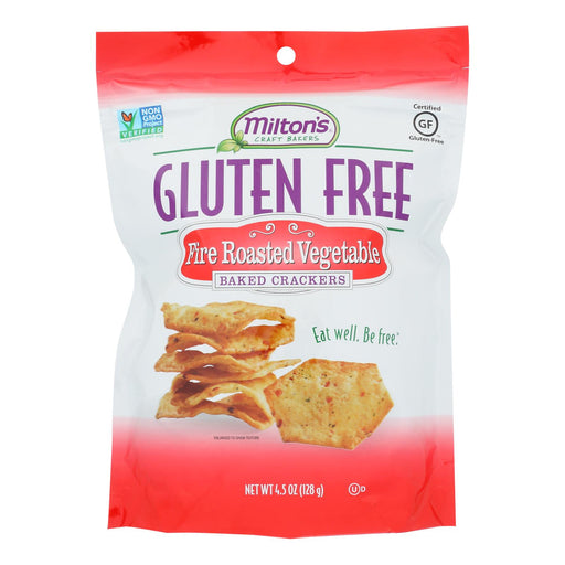 Milton's Fire Roasted Gluten-Free Vegetable Crackers (Pack of 12 - 4.5 Oz.) - Cozy Farm 